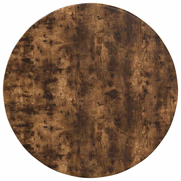 vidaXL Plateau de table Chêne fumé 50 x 50 x 1 5 cm Bois d'ingénierie