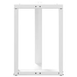 vidaXL Pieds de table à manger en T  2 pièces  blanc  60 x 35 x (72-73) cm  acier