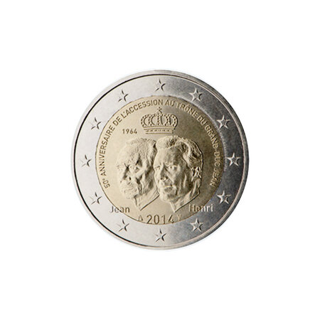 Luxembourg 2014 - 2 euro commémorative accession au trône