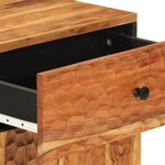 vidaXL Table de chevet 50x33x60 cm bois d'acacia solide