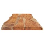 vidaXL Dessus de table 140x40x2 5 cm rectangulaire bois massif acacia