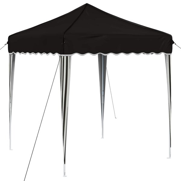 vidaXL Tente de fête pop-up 195 x 195 x 245 cm Noir Tissu Oxford