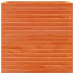 vidaXL Jardinière cire marron 70x40x68 5 cm bois de pin massif