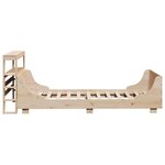 vidaXL Cadre de lit sans matelas 75x190 cm bois de pin massif