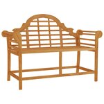 vidaXL Salon de jardin 4 Pièces Bois de teck solide