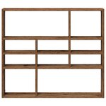 vidaXL Étagère murale vieux bois 90x16x78 cm bois d'ingénierie