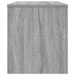 vidaXL Meuble TV Gris Sonoma 80 x 35 x 40 cm Bois d'ingénierie