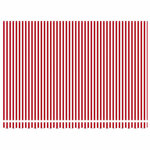 vidaXL Auvent Rétractable Rouge  blanc 450 × 300 cm tissu