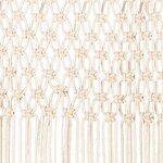 vidaXL Rideau en macramé 140x240 cm Coton