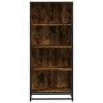 vidaXL Bibliothèque chêne fumé 60x35x139 cm bois d'ingénierie
