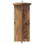 vidaXL Support de Plante 2 Pièces Bois ancien 29 5 x 29 5 x 60 cm