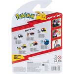 Jazwares PKW4150 - Pokémon Héricendre et Speed Ball Clip 'N' Go