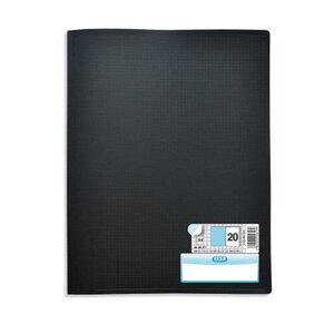 Protège-documents 'Memphis' format A4 20 pochettes Noir ELBA