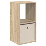 vidaXL Table de chevet Chêne Sonoma 35 x 32 x 68 5 cm