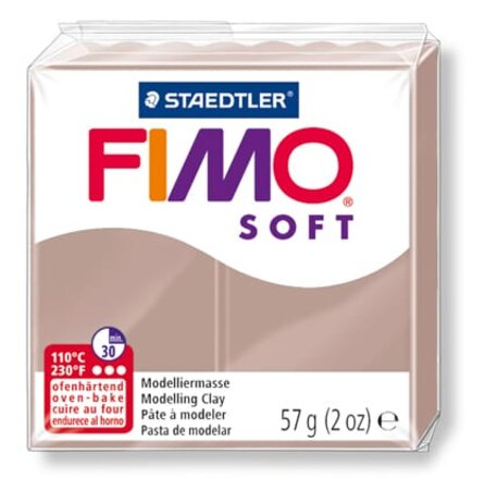 Pâte Fimo 57g Soft Taupe 8020.87 - Fimo
