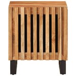 vidaXL Table de chevet 40x34x46 cm bois d'acacia massif