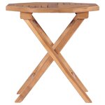 vidaXL Table pliable de jardin 45x45x45 cm Bois de teck solide