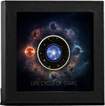 Monnaie BLUE SUPERGIGANT Life Cycle of Stars Argent 500 Francs Cameroon 2026 (PRÉCOMMANDE)