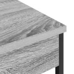 vidaXL Cabinet de chevet 2 Pièces Sonoma gris Bois d'ingénierie