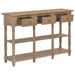 vidaXL Table console 110x30x76 cm bois d'ingénierie
