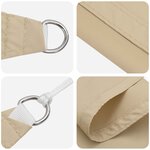 vidaXL Voile d'ombre 6 x 2 m Oxford enduit de PU