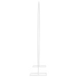 vidaXL Arche de mariage Blanc 220 x 45 x 200 cm Acier