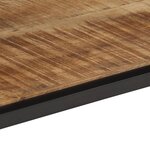 vidaXL Table console 100x35x70 cm bois de manguier massif brut