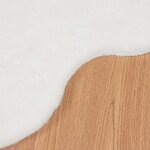 vidaXL Tapis en Fourrure Synthétique de Lapin Olite Blanc 80 x 120 cm