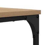 vidaXL Table basse 2 Pièces Chêne artisanal Bois d'ingénierie