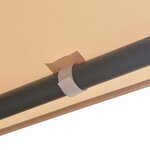 vidaXL Chapiteau tente 4 x 4 m Acier Beige