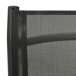 vidaXL Chaises inclinables de jardin lot de 2 Textilène et aluminium