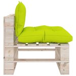 vidaXL Salon palette de jardin 4 Pièces avec coussins bois de pin