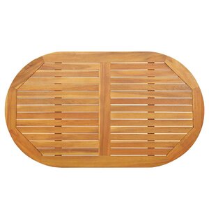 vidaXL Plateau de table Marron 120 x 70 x 2 cm Bois d'acacia massif