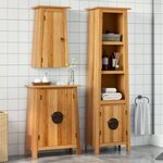 vidaXL Ensemble de meubles de salle de bain 3 Pièces bois de pin massif