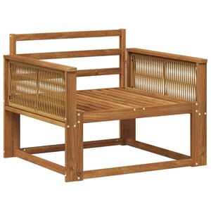vidaXL Sofa de milieu extérieur Naturel
