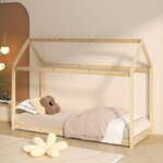 Lit simple Zoey cabane naturel