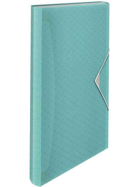 Trieur Colour'Ice  2 A4  6 compartiments  bleu ESSELTE