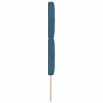 vidaXL Tête de Lit LED Argyle Manuel Bleu foncé 100 cm Velours