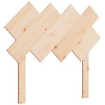vidaXL Tête de lit 92x3x81 cm Bois massif de pin