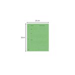 Dossiers de plaidoirie 'Pour / Contre', vert EXACOMPTA