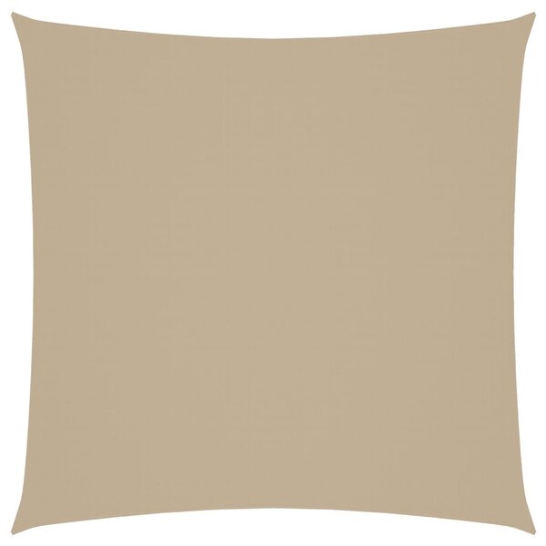 vidaXL Voile de parasol tissu oxford carré 4x4 m beige