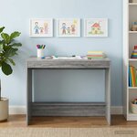 vidaXL Bureau de lit Sonoma gris Bois d'ingénierie 100 x 45 x 75 cm