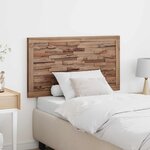 vidaXL Tête de lit Naturel Bois de teck massif