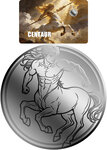 Monnaie CENTAUR 1/1000 Oz Palladium 12$ Liberia 2026 (PRÉCOMMANDE)