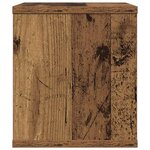 vidaXL Organiseur de bureau Bois ancien 36 x 26 x 29.5 cm