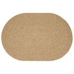 vidaXL Tapis ZIZUR Marron 230 x 160 cm Polypropylène
