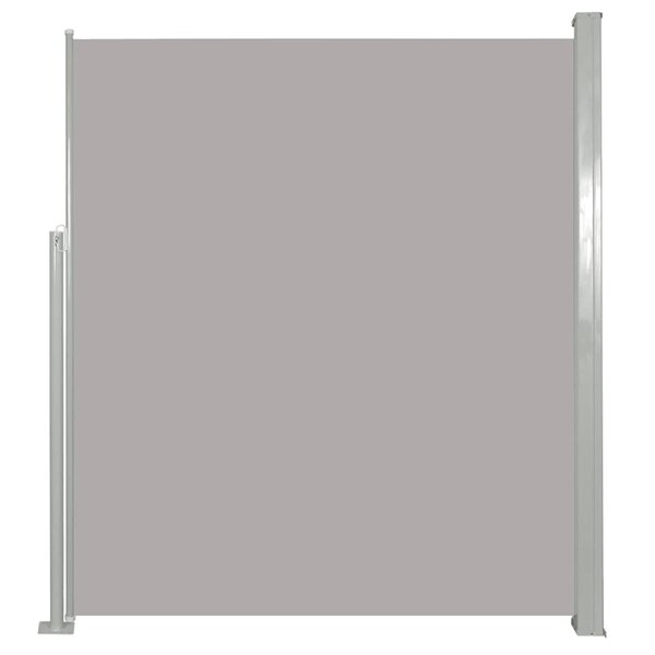 vidaXL Auvent latéral rétractable de patio 160 x 300 cm Gris