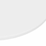 vidaXL Plateau de table Blanc 60 x 60 x 1 5 cm Bois d'ingénierie