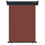 vidaXL Auvent latéral de balcon 125x250 cm Marron