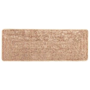 vidaXL Coureur de Tapis MARSA Jaune 100 x 250 cm Polyester et PVC